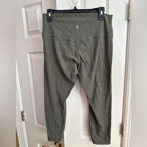 lululemon athletica Olive Green Leggings